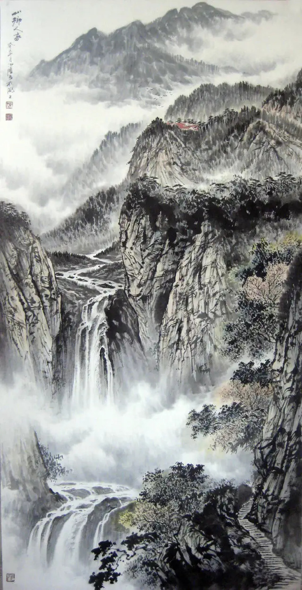 北派山水画典范