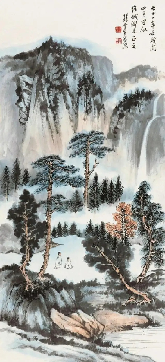 胡若思国画山水