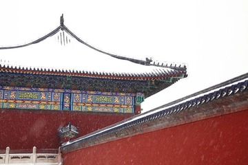 天坛的雪