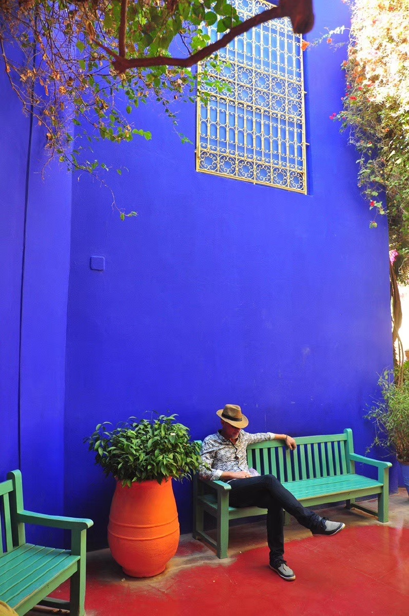 摩洛哥马约尔蓝