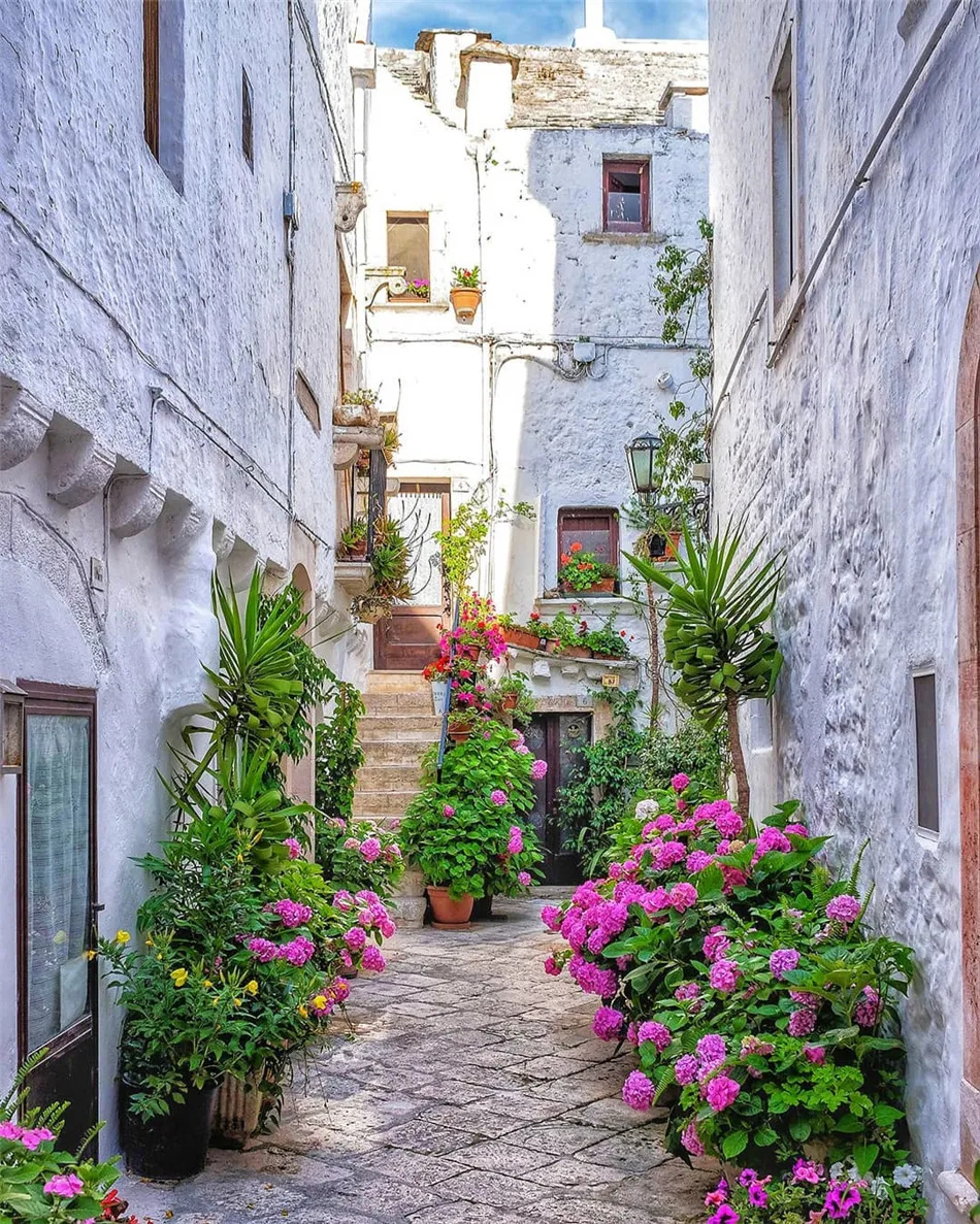 走进一条处处见花的小巷不管是谁都会觉得神清气爽吧这些美丽的小巷