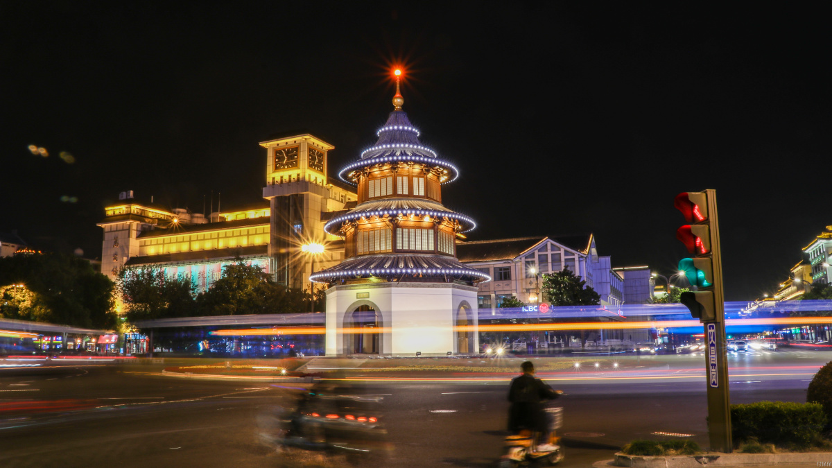 文昌阁夜景 - 微距爱好者 - 图虫