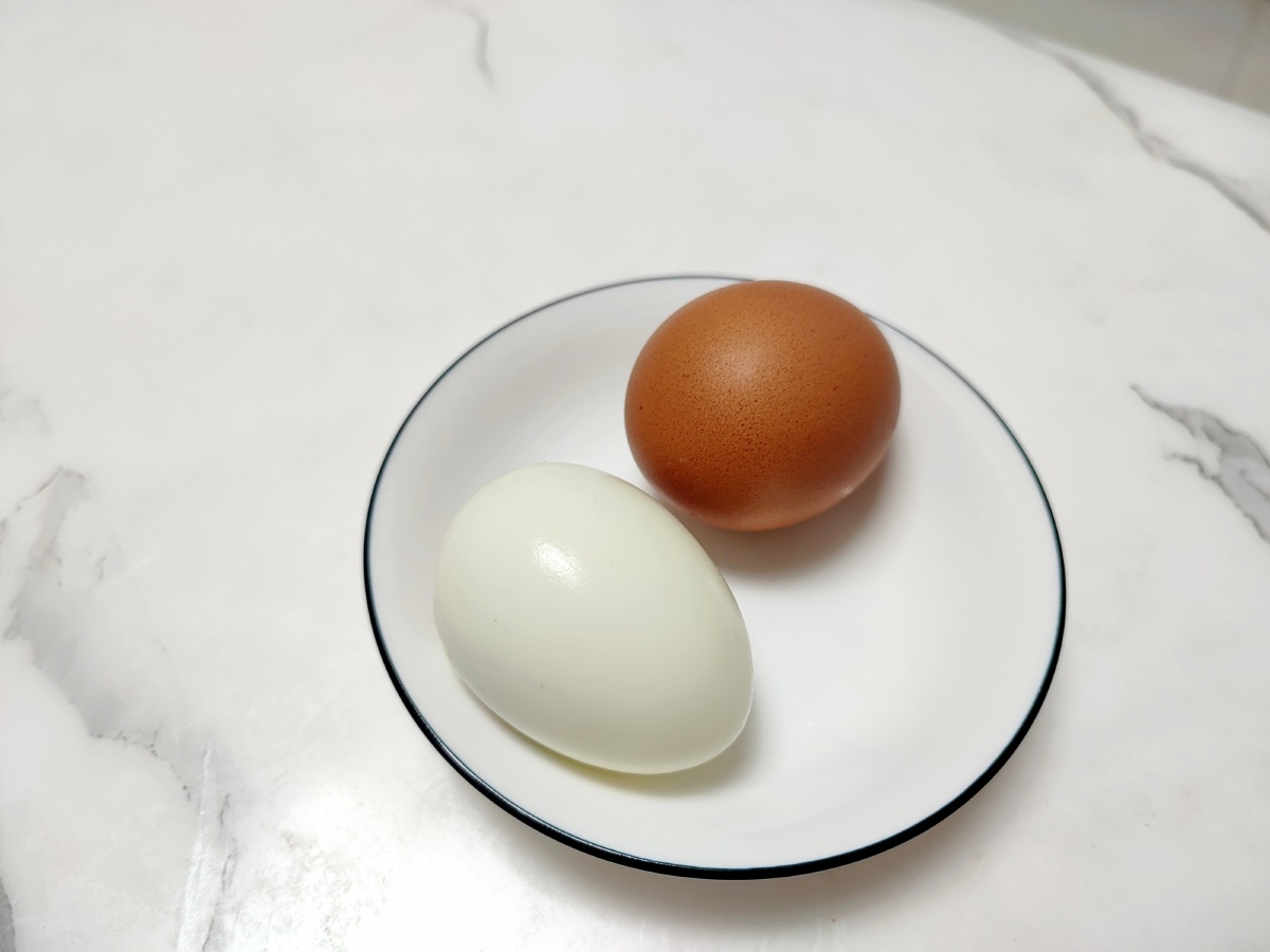 早餐熟鸡蛋白水煮鸡蛋