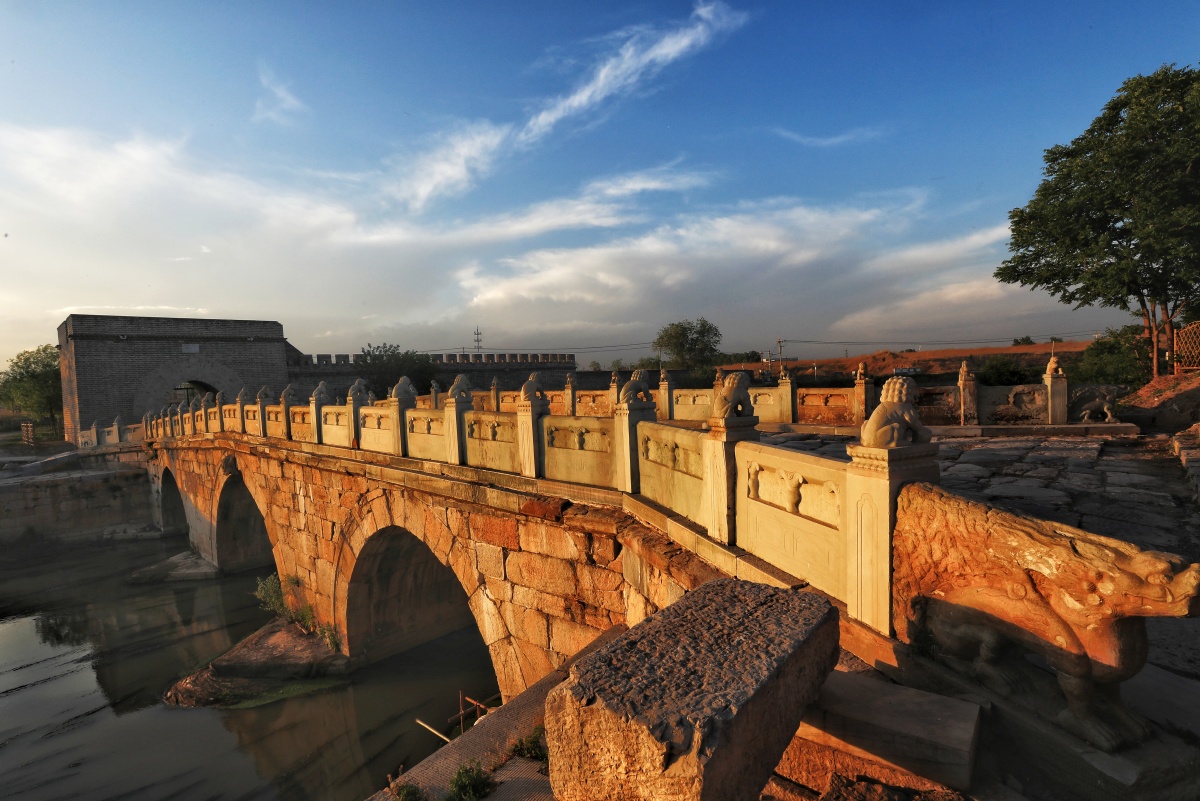 古桥萧太后桥桥最早是木制的在明代时改为石桥至今已有四百多年的历史