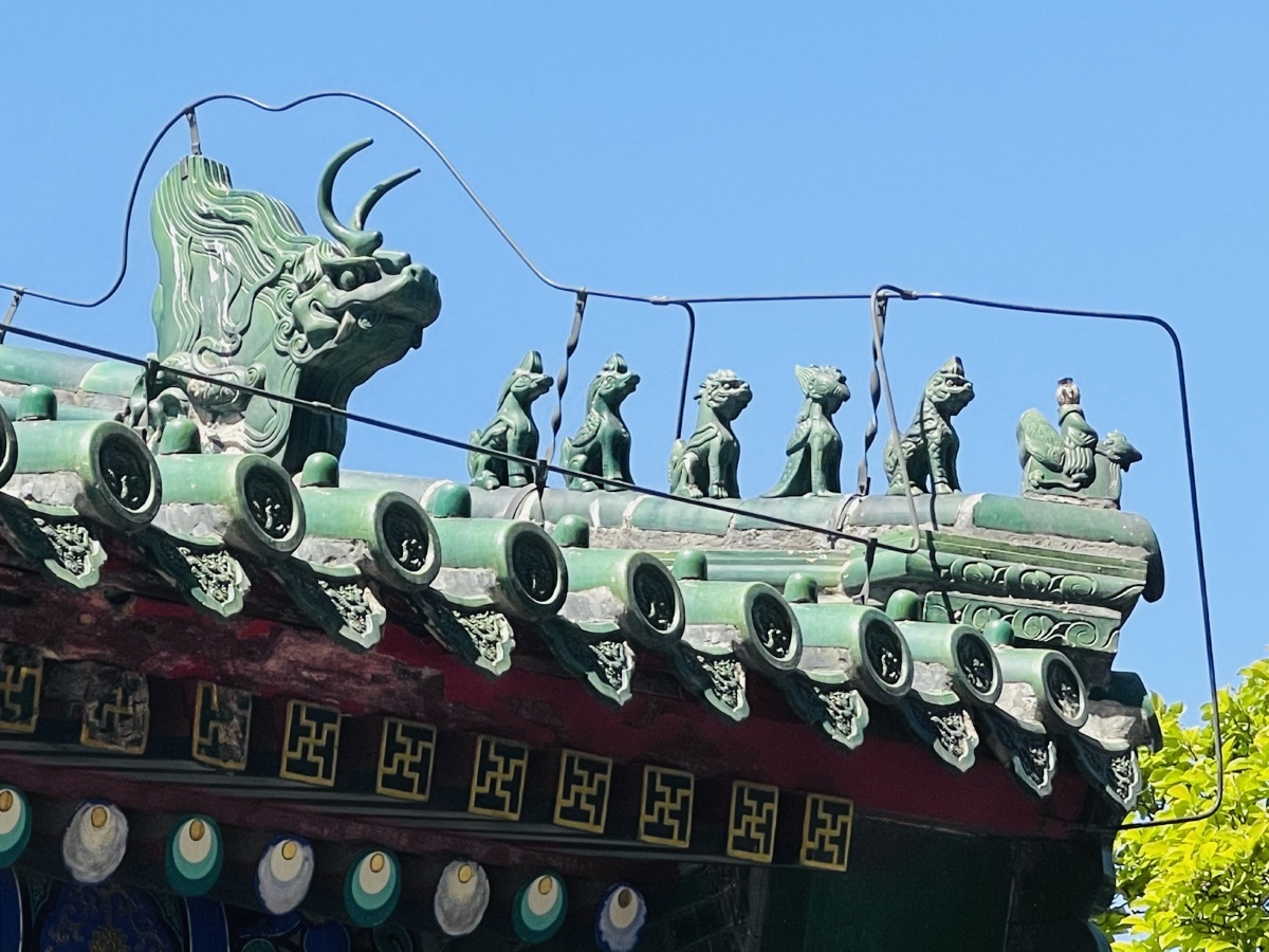 天坛拍照留念的绝佳角度屋脊神兽欲望天空