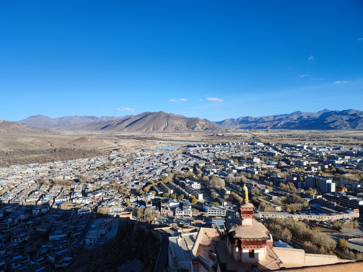 西藏日喀则江孜县江孜古堡