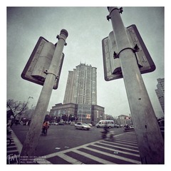 城市风景。