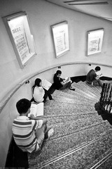 书店楼梯一角。