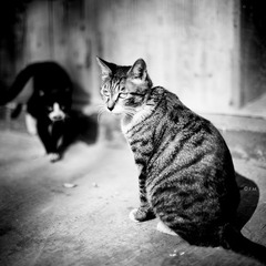 拍猫党。