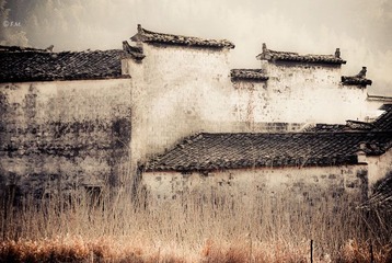 画里宏村。