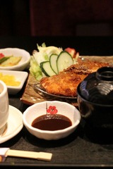 三文鱼定食