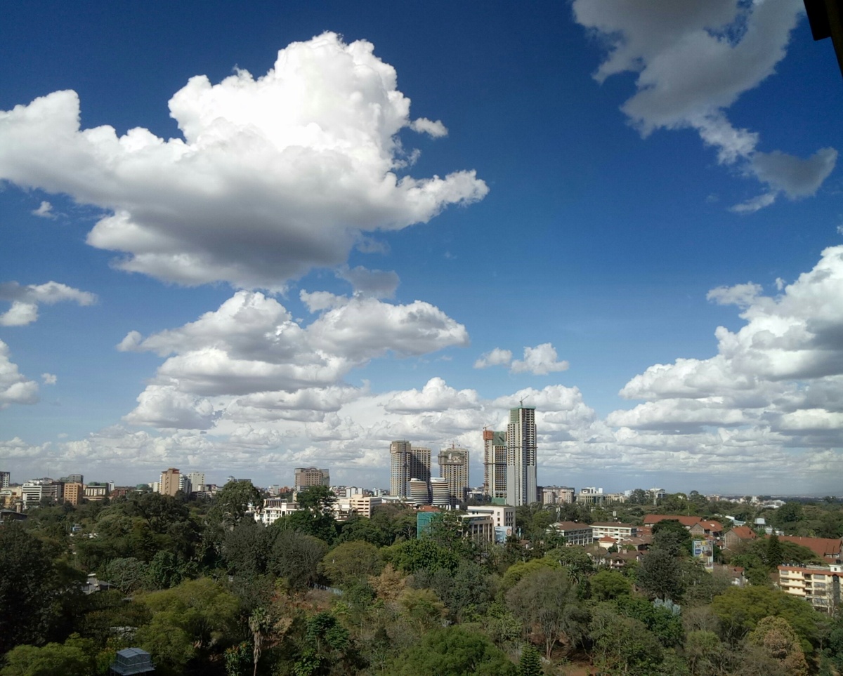 肯尼亚内罗毕的天际线