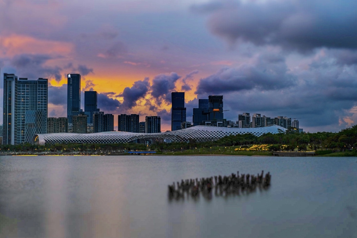 2021城市影像春茧华润深圳湾体育中心