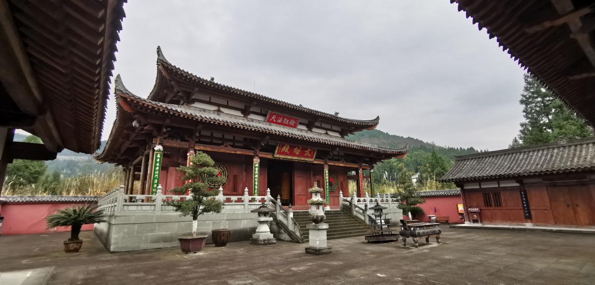 四川南充阆中市天宫院风水文化景区唐代天文学家袁天罡李淳风安葬地淳