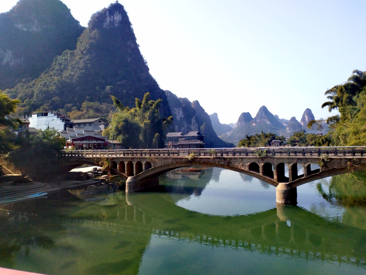 古镇风光,小桥流水人家,南方小城的宁静