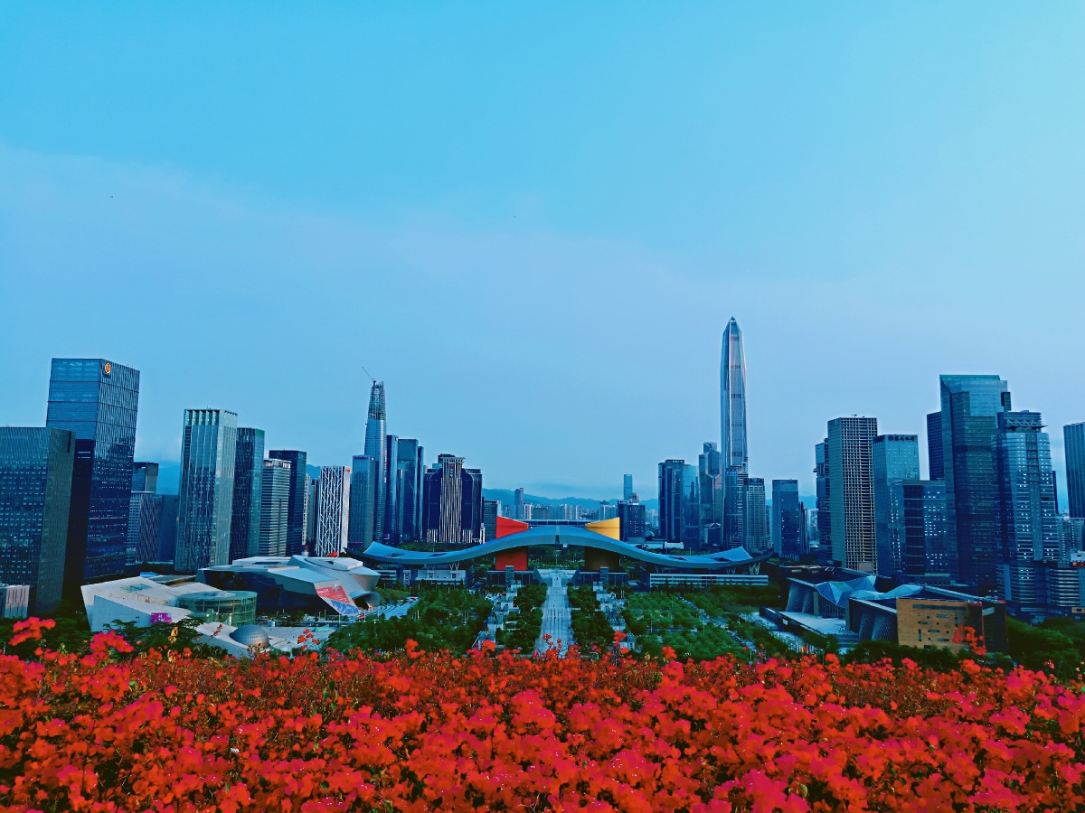 深圳福田cbd,市民中心,平安中心大厦