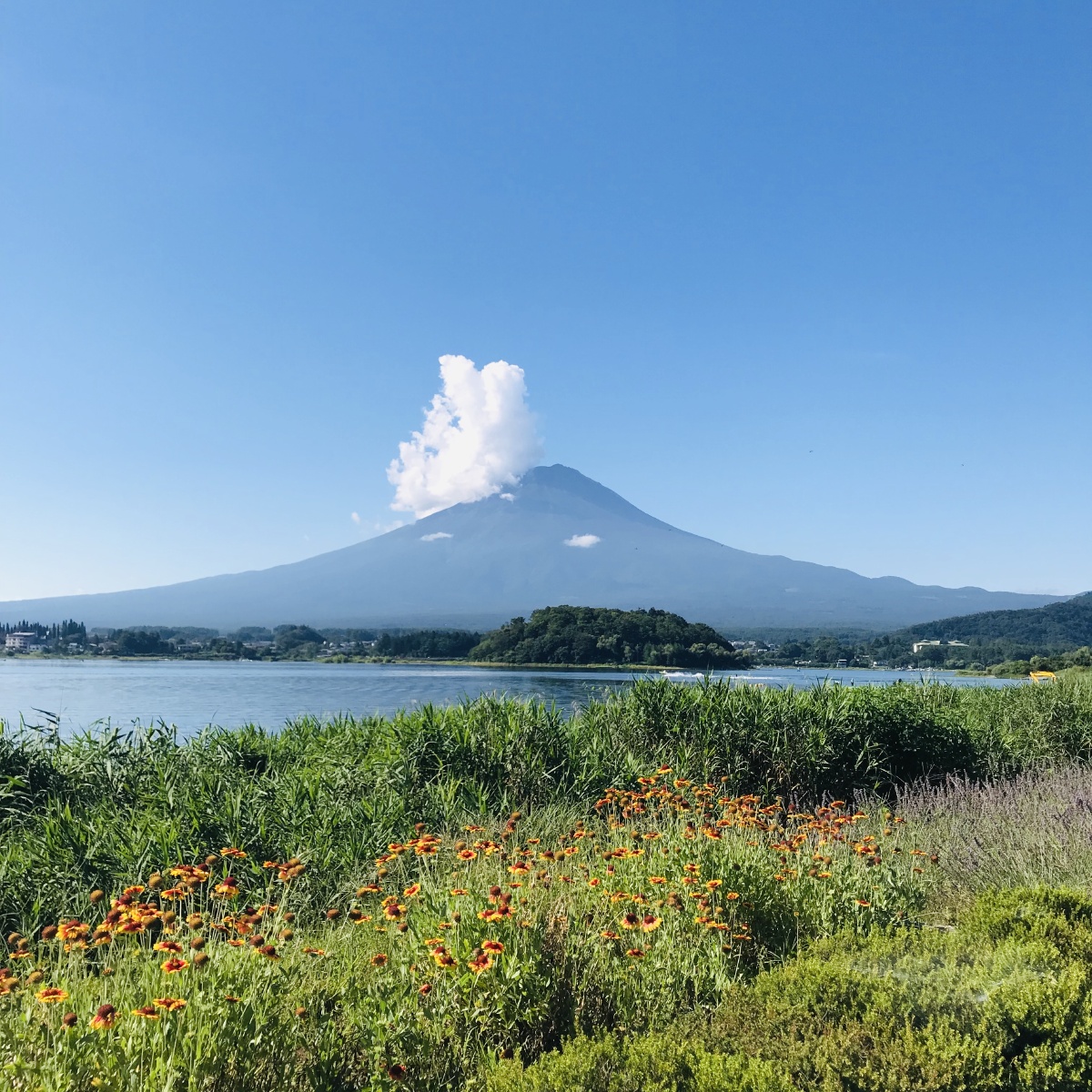 19年去日本是拍摄的富士山远景每当看到这个图片就让我不禁想起了