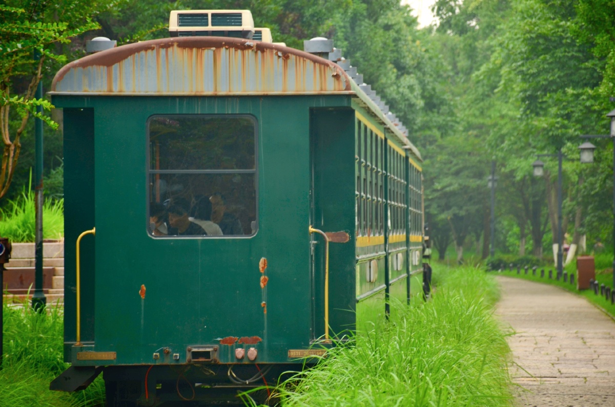 白塔公园的火车