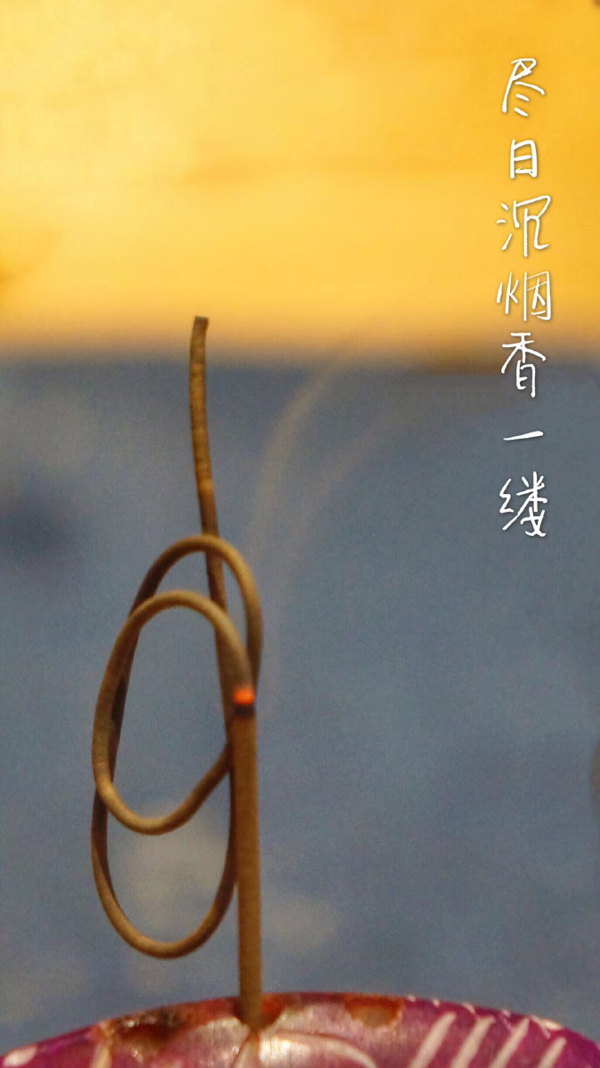 尽日沉烟香一缕