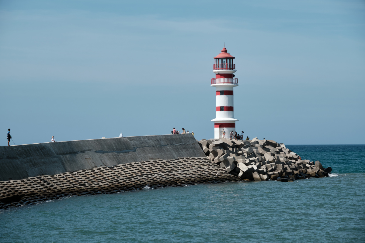 神州半岛的网红灯塔