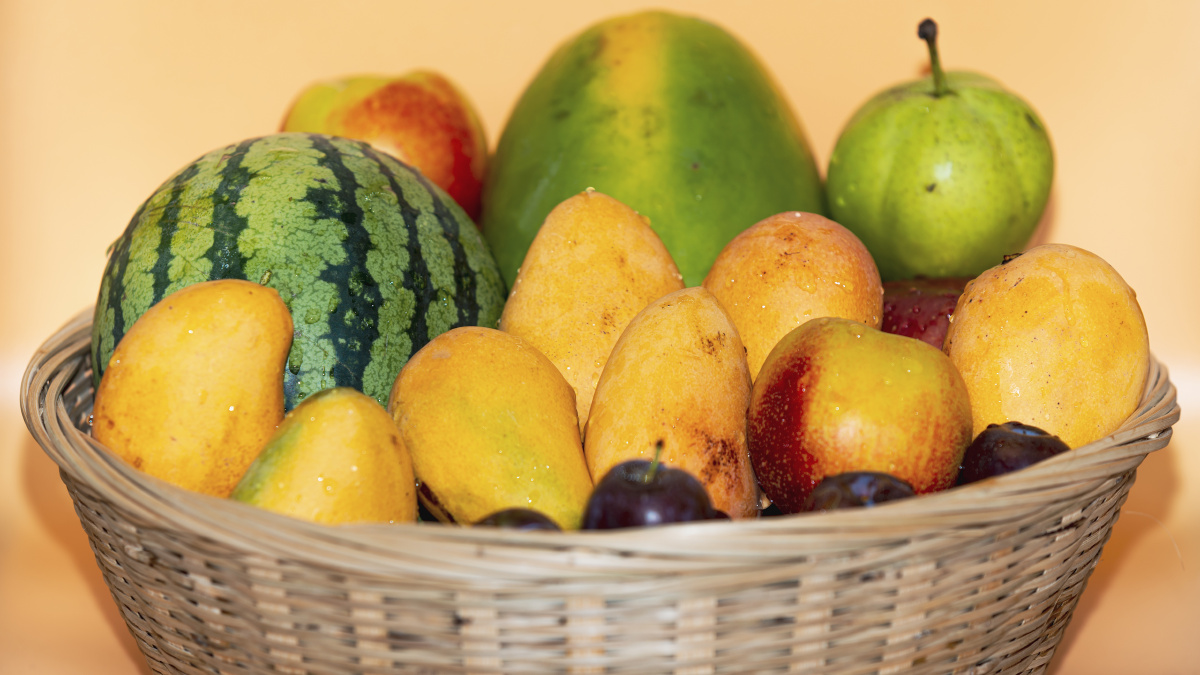 棚拍水果芒果西瓜