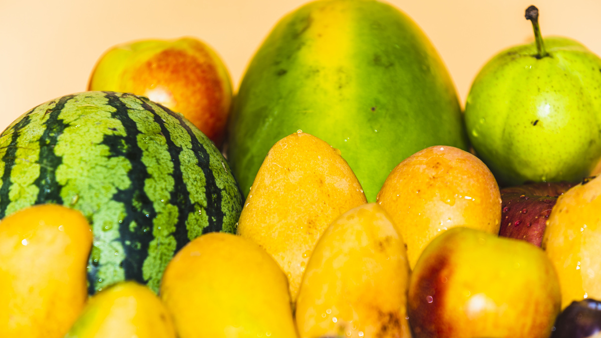 棚拍水果芒果西瓜