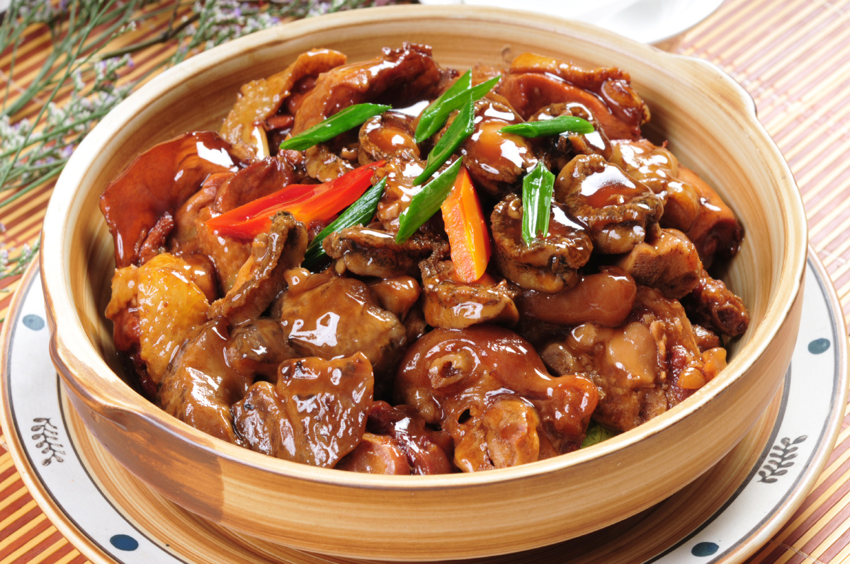 鲍鱼焖土鸡 - 味蕾绽放 - 图虫