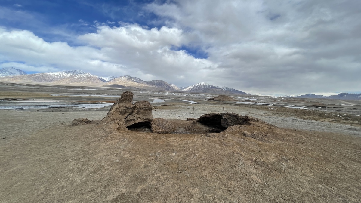 上帝之眼三月拍摄木吉乡火山群