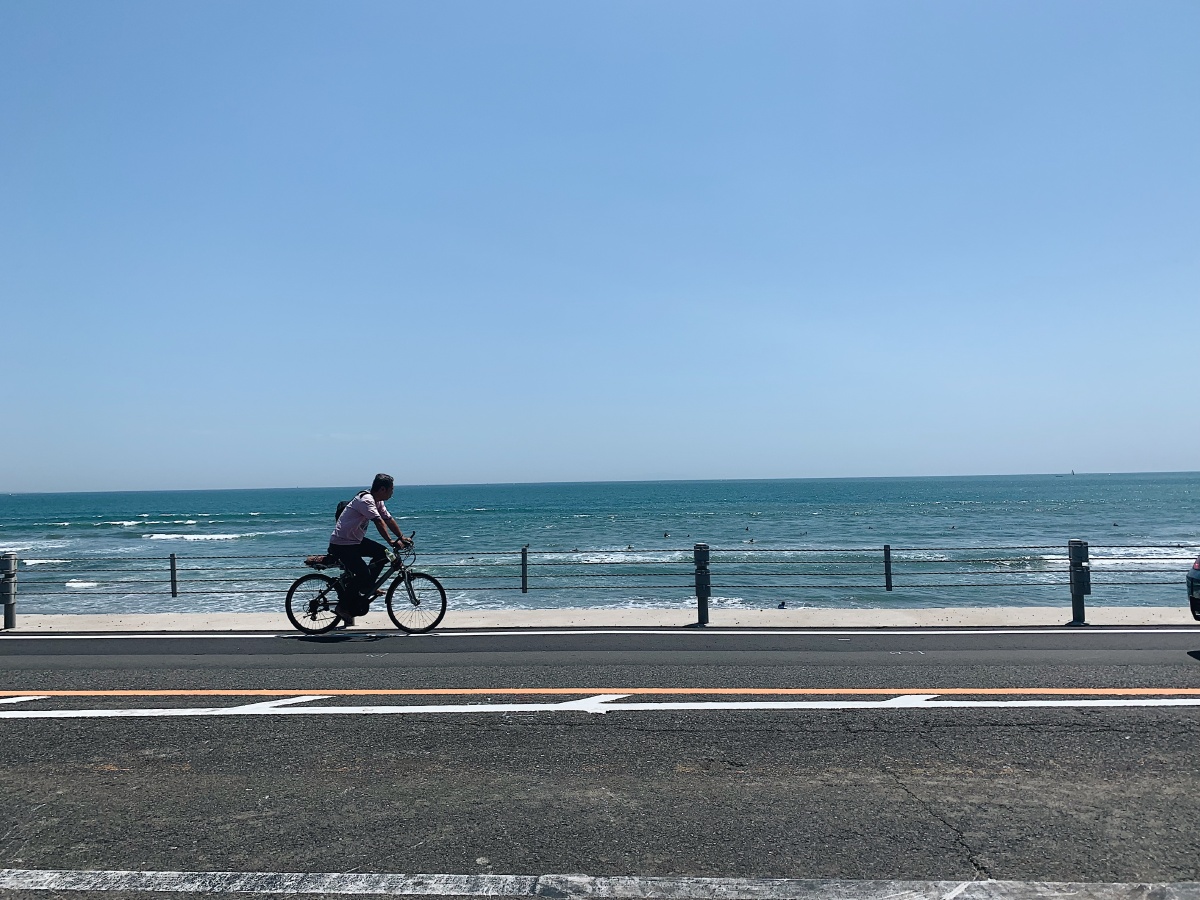 镰仓海边日本的夏天