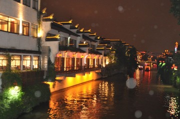 雨夜秦淮