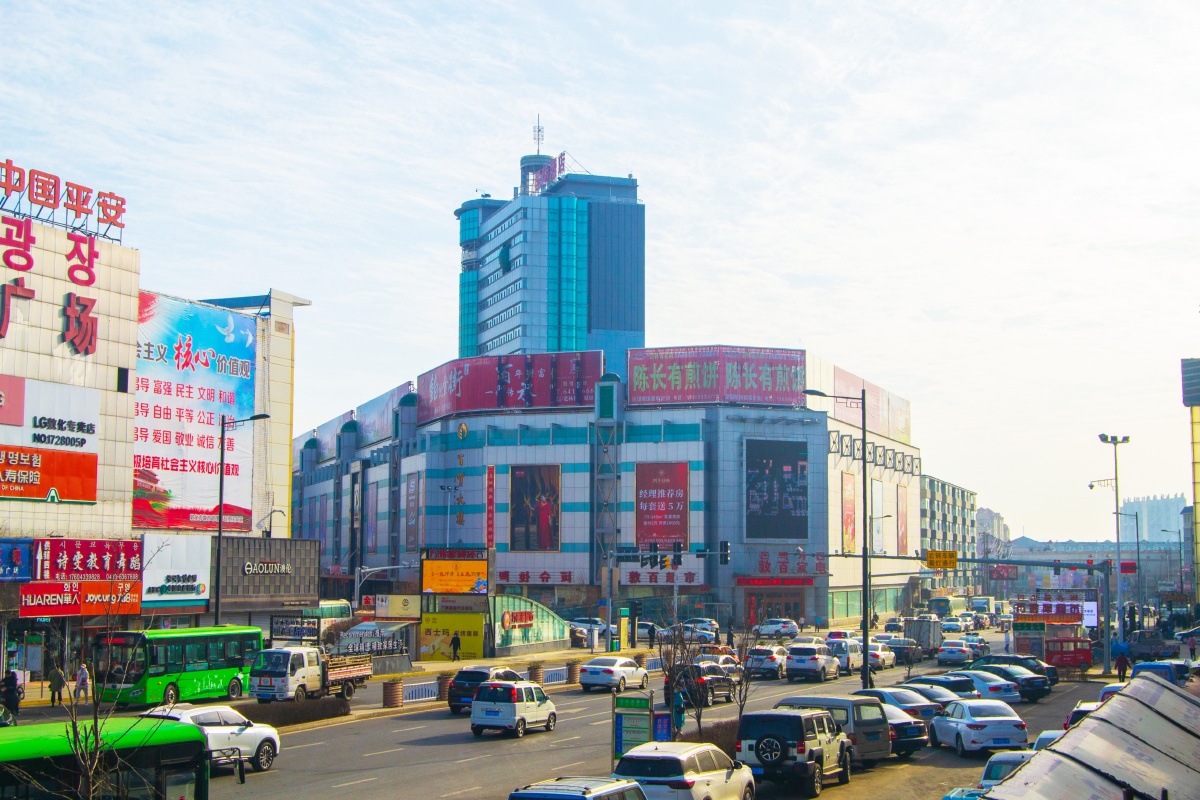 敦化百货大楼随意风景拍摄