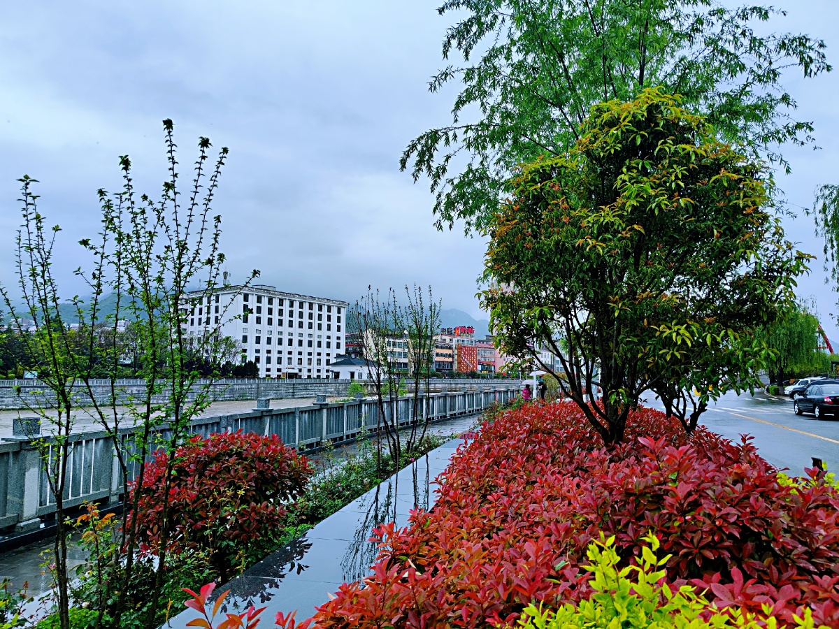 摄影习作之雨后街拍栾川街景