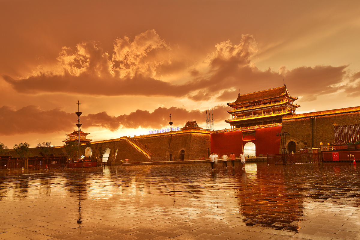 晋北锁钥忻州古城北门