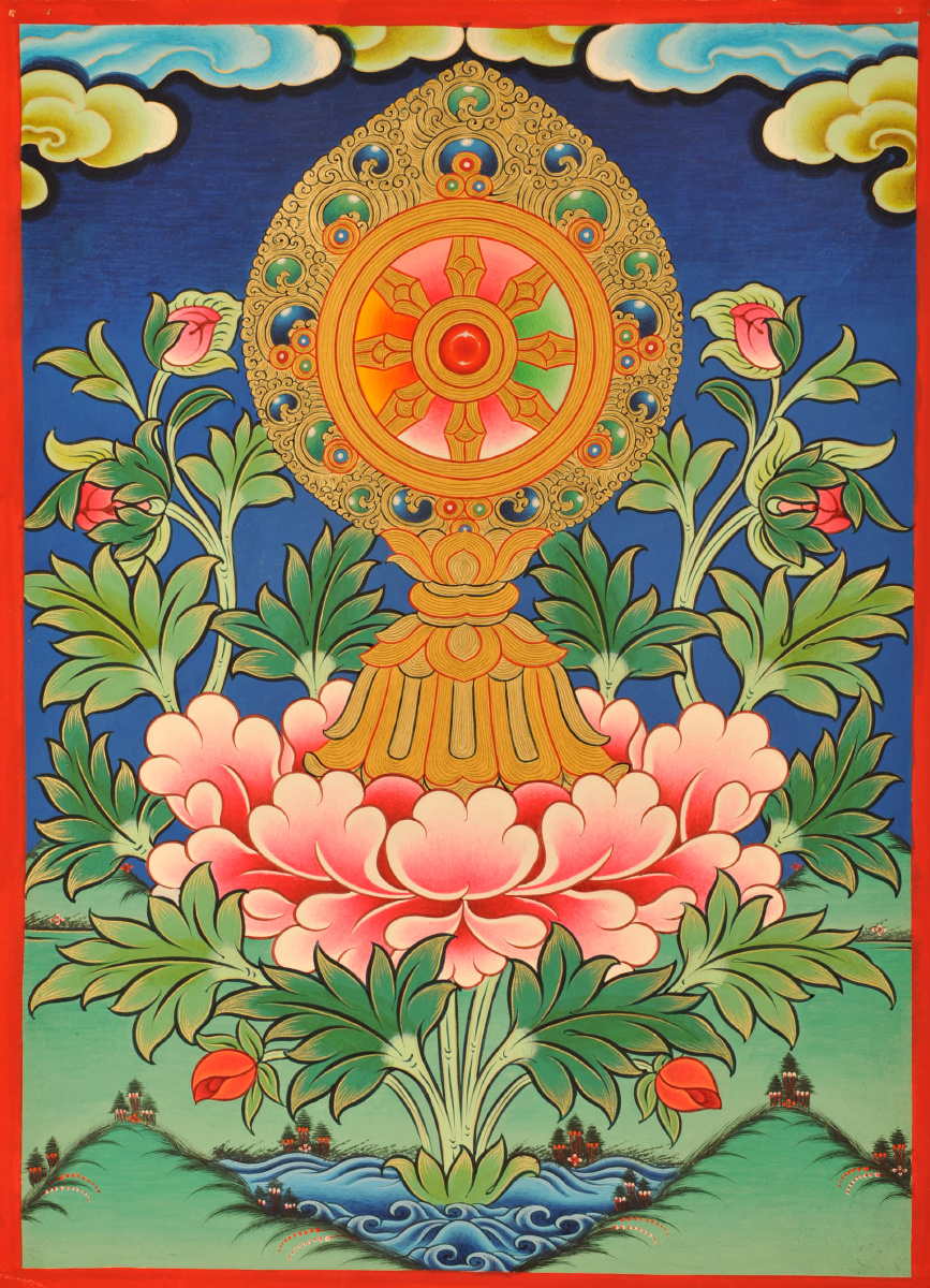 唐卡之吉祥供品