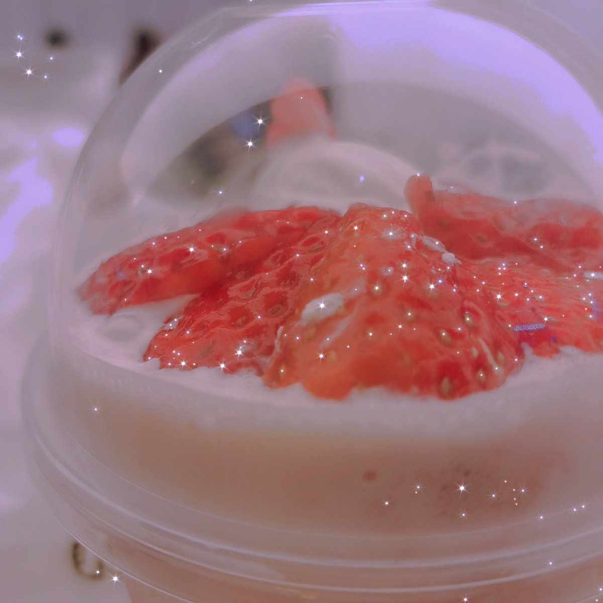 雪山莓莓桂花冻