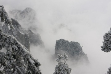黄山雪景之一