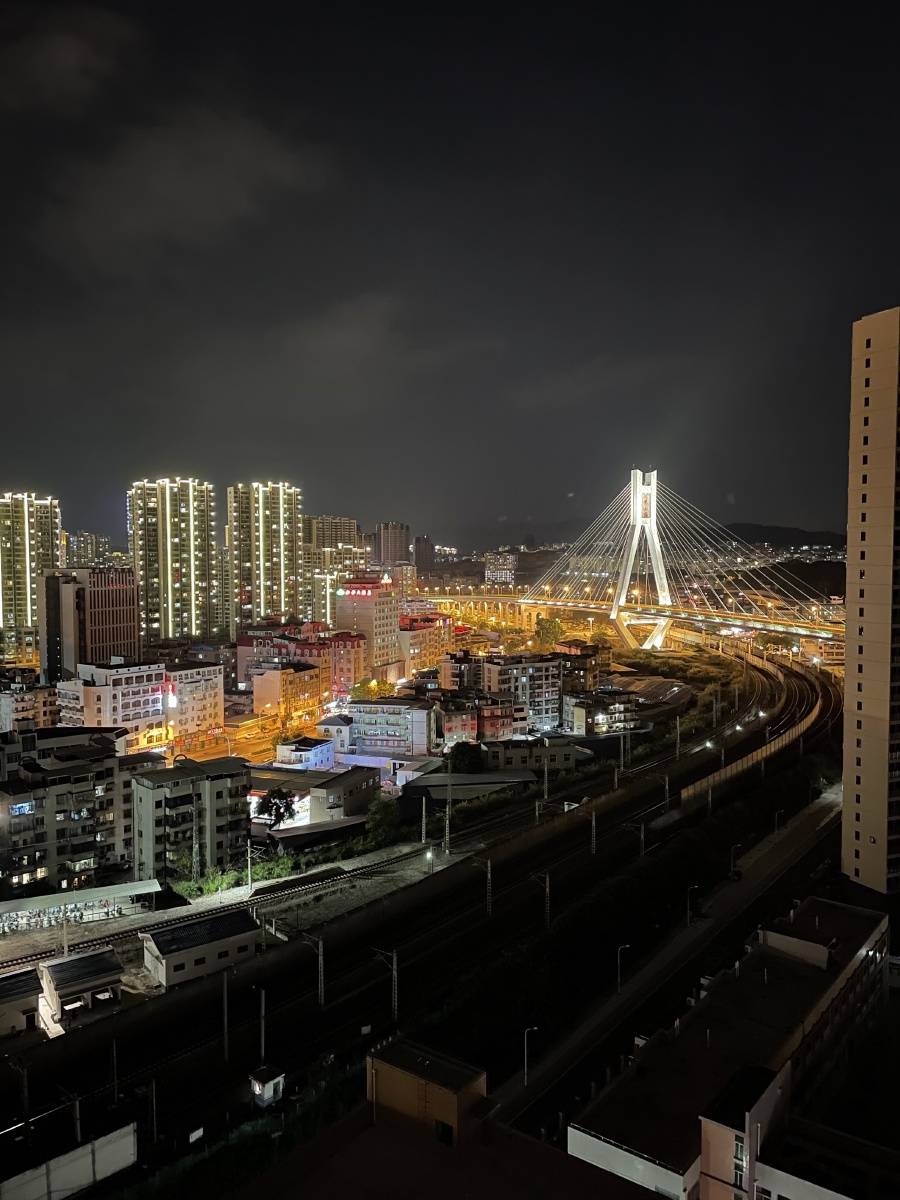 龙岩大桥夜景
