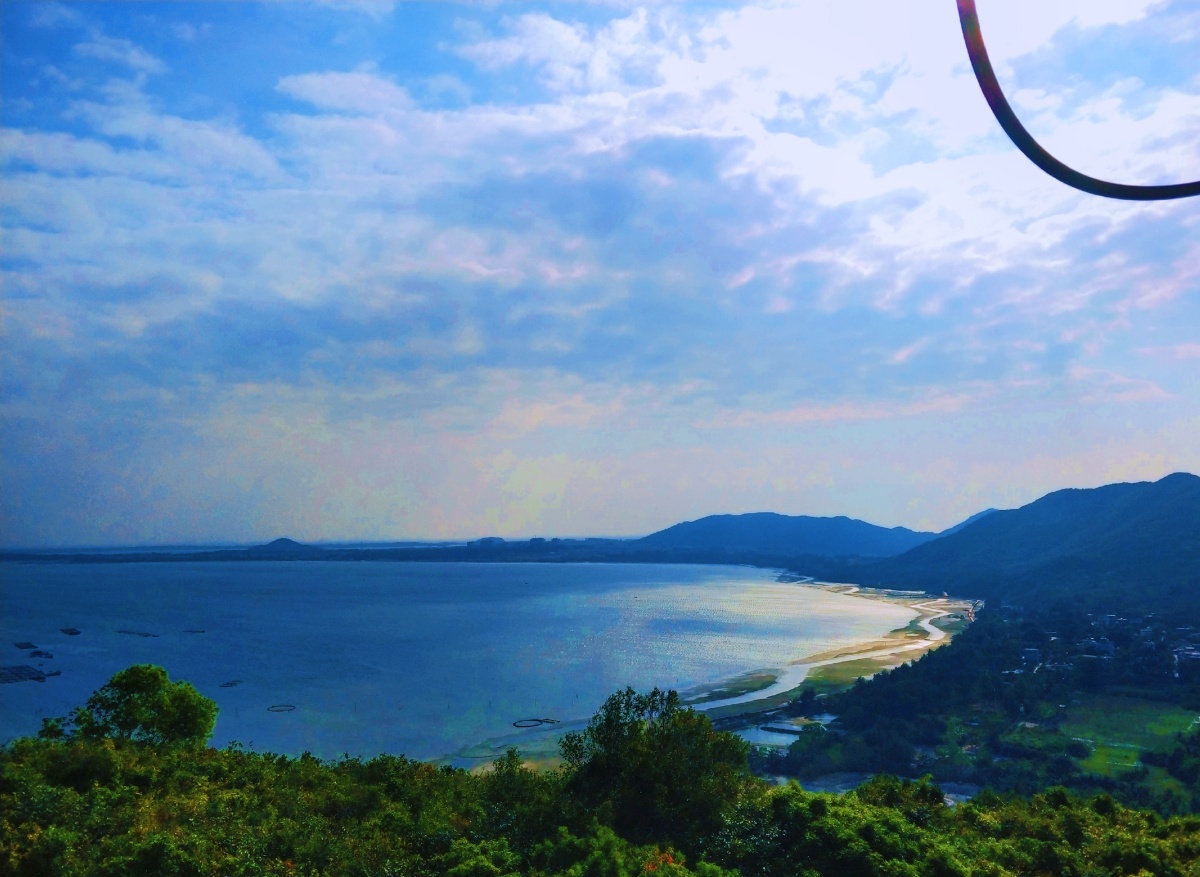 地标海南省陵水南湾猴岛缆车很棒