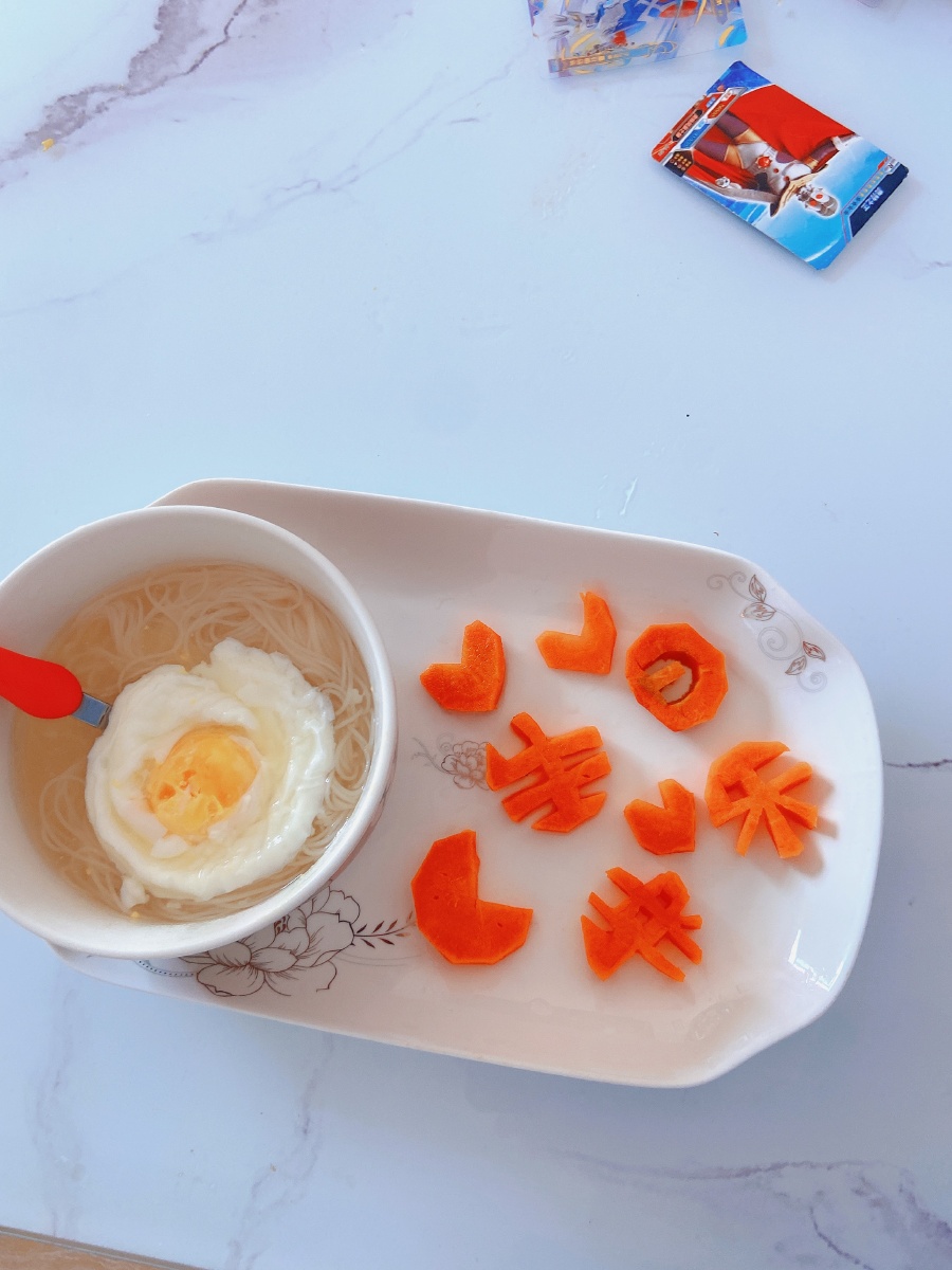 鸡蛋,面,生日快乐,甜面,一个人的早餐