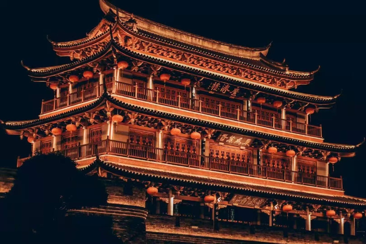 潮州广济楼夜景