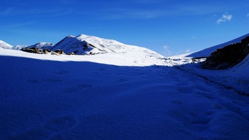 贡嘎的雪