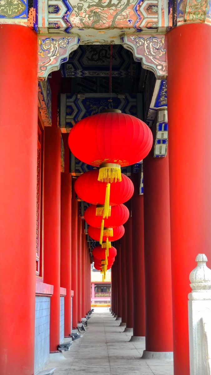同安影视城#宫殿#灯笼#红墙黄瓦#宫墙 - 摄影师164937178857189