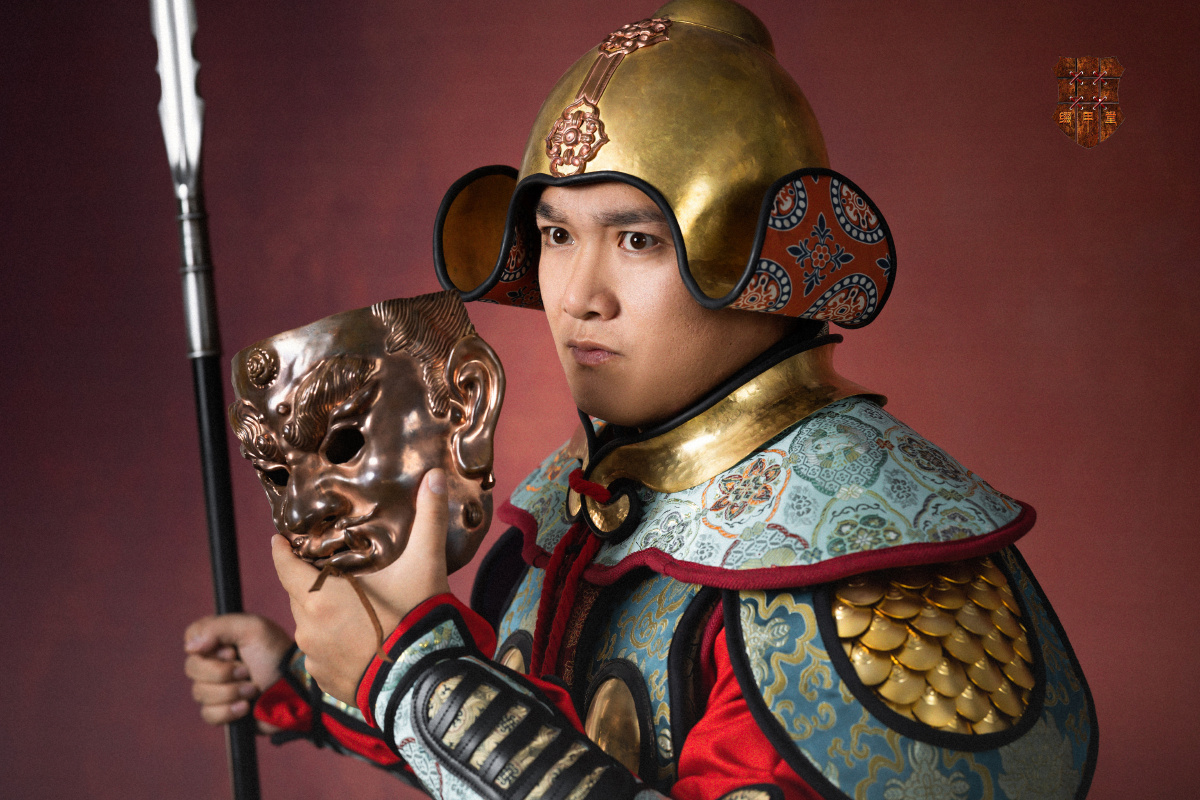 唐样敦煌持国天王绢皂甲