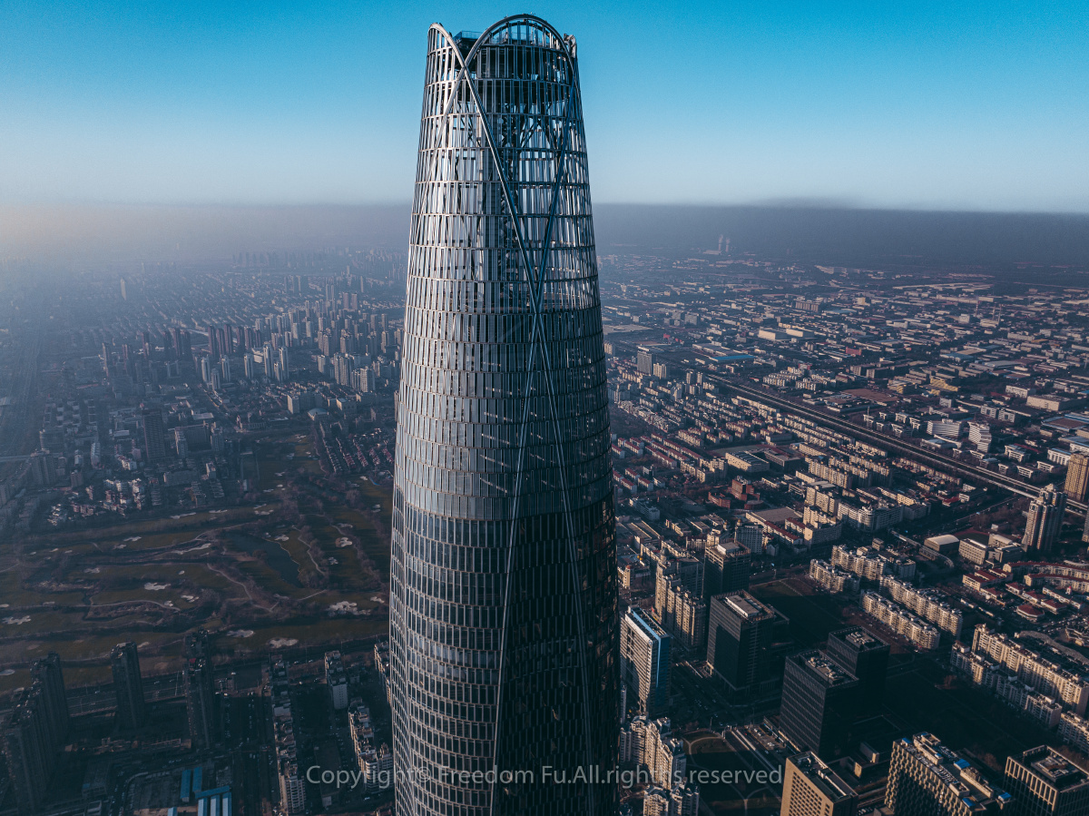 津沽棒天津滨海新区周大福金融中心