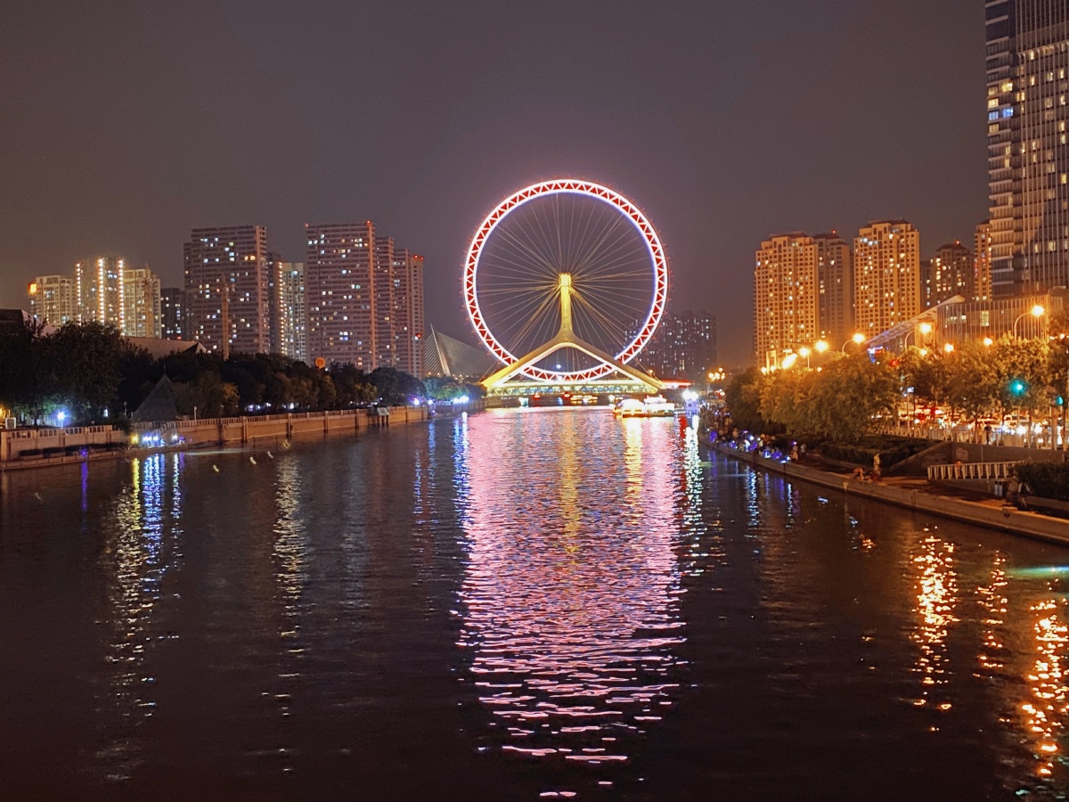 天津的夜色 天津之眼