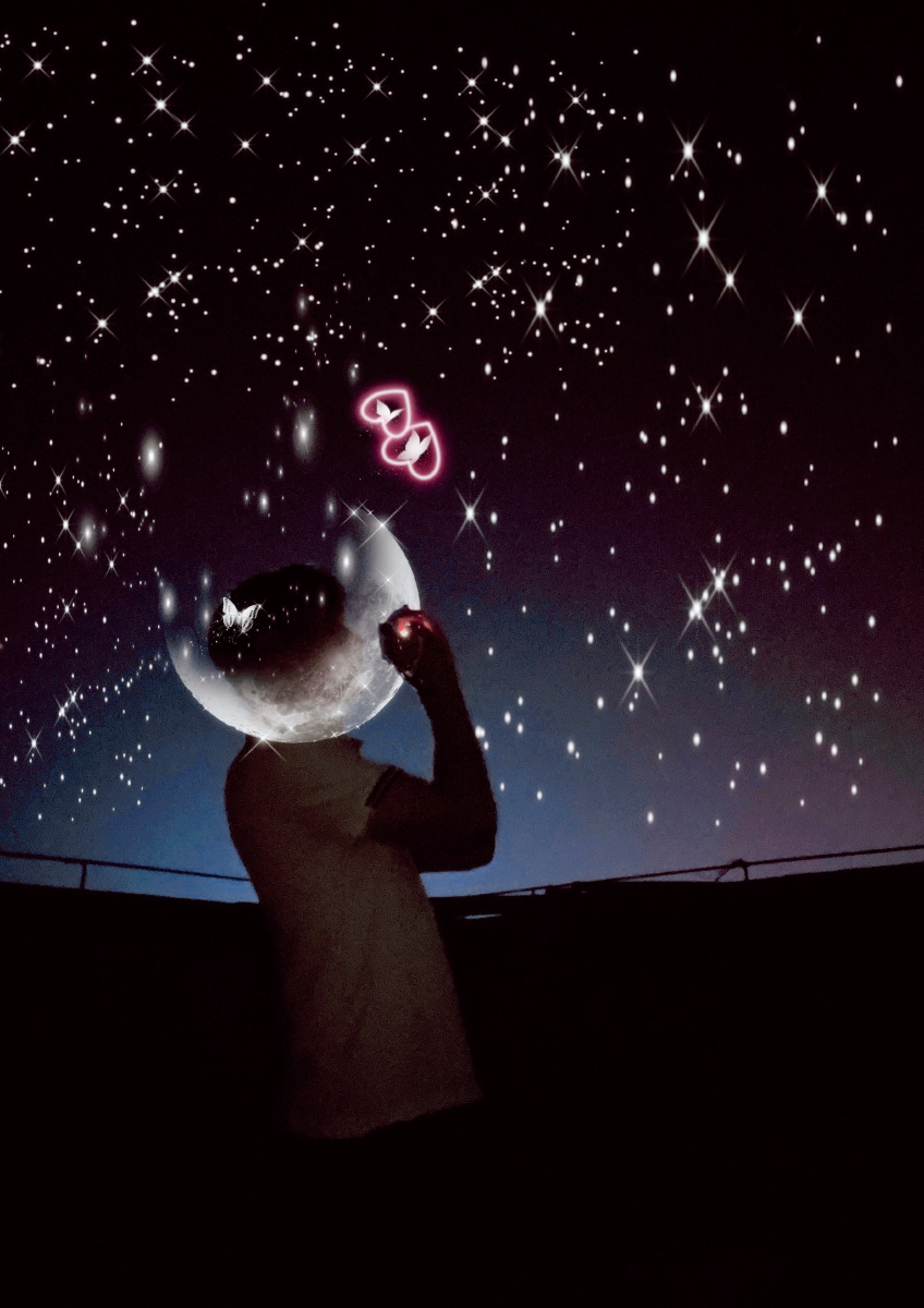 手握日月摘星辰愿未来的你我他如这星辰一样美