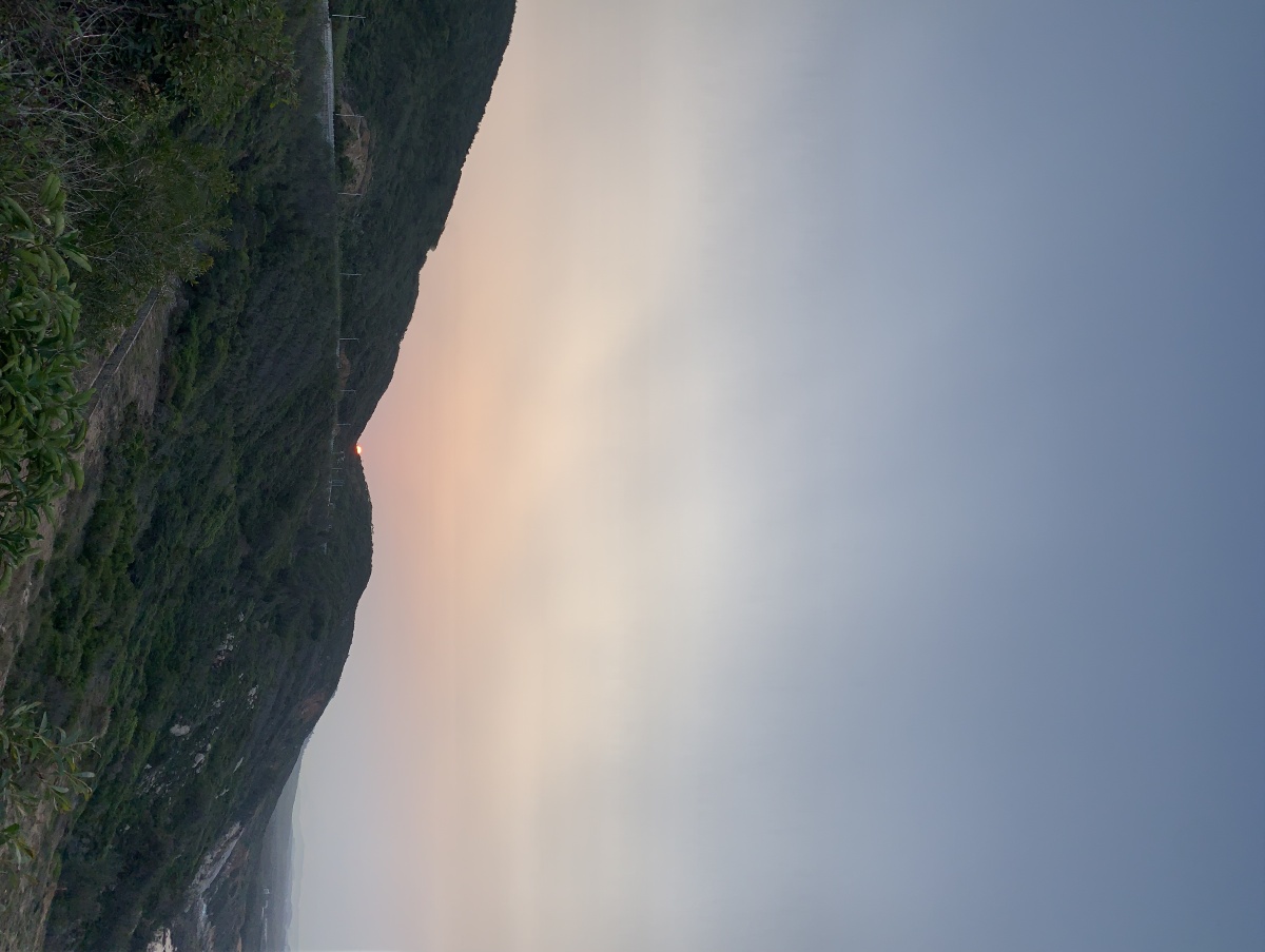 福建东山岛苏峰山日落