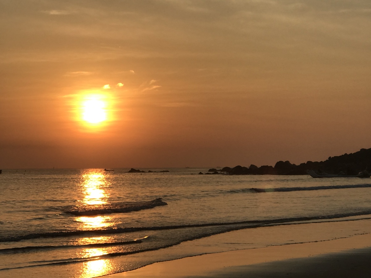 春天的日出无滤镜