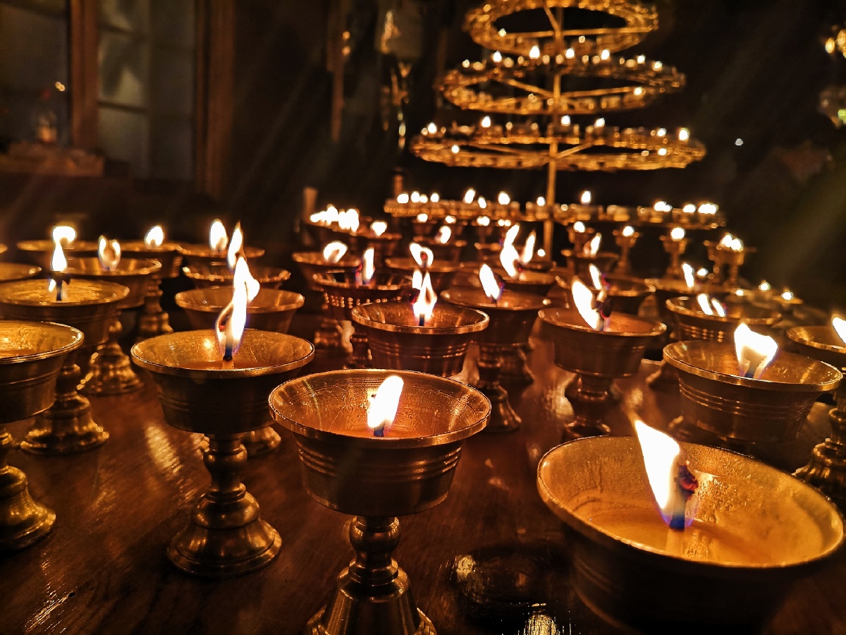 蒙古祖鲁的灯火摄于2018年冬季祖鲁节