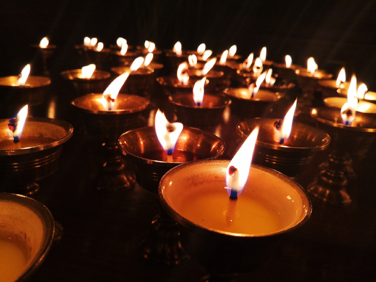 蒙古祖鲁的灯火摄于2018年冬季祖鲁节